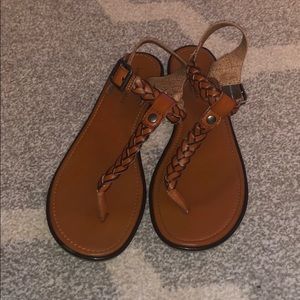 Brown American Eagle Sandals